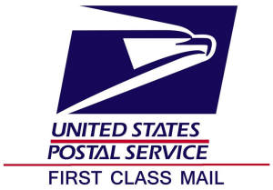 1st Class mail by USPS.